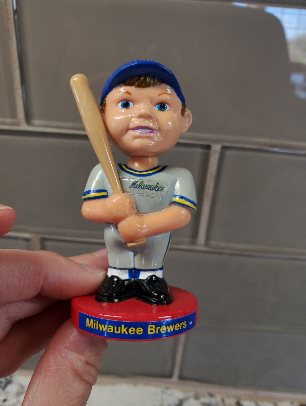 Milwaukee Brewers Small Plastic Bobble Head 1988